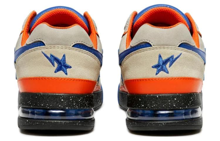 Кроссовки A BATHING APE ROAD White Blue Orange - изображение 3