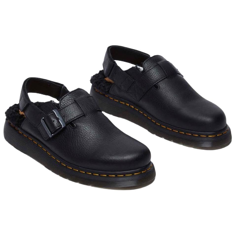 Кроссовки Dr.Martens Кожа Низкие Повседневные Туфли Унисекс Черные - изображение 4