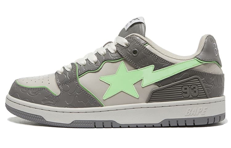 Кроссовки A BATHING APE SK8 Sta Grey Green - изображение 1
