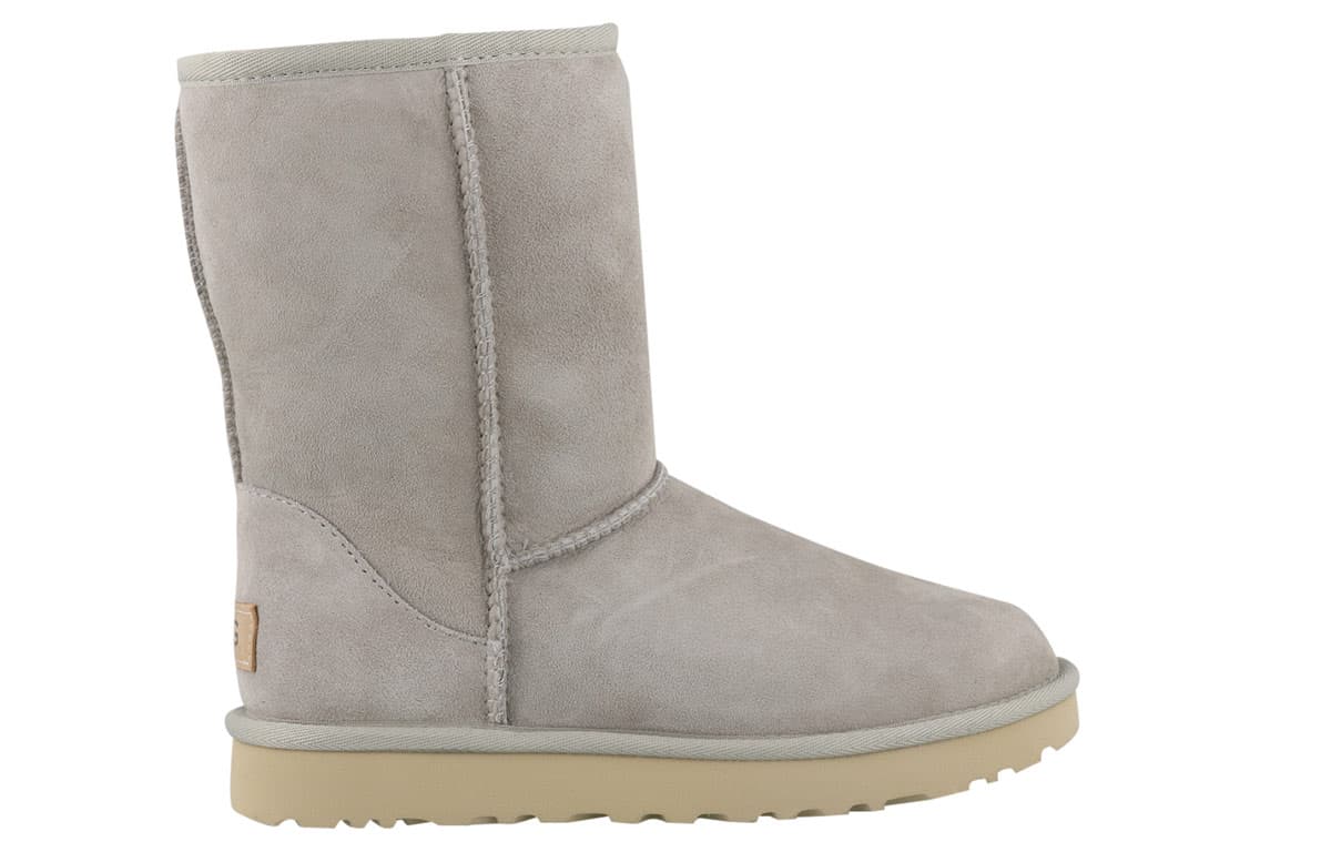Ботинки зимние UGG Classic Short II Gray White - изображение 2