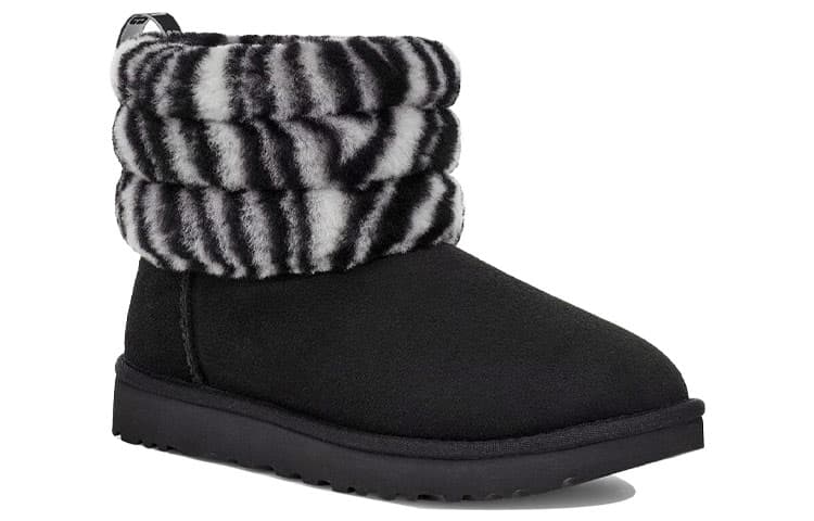 Ботинки зимние UGG Fluff Mini Quilted Leopard - изображение 3
