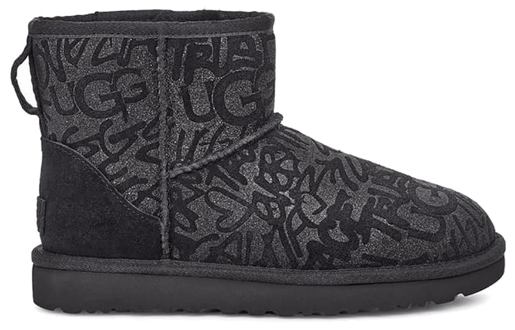 Ботинки зимние UGG CLASSIC MINI Sparkle Graffiti - изображение 2
