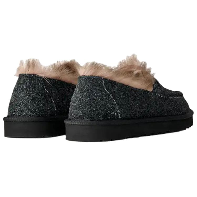 Лоферы UGG Ellis Artificial Suede Loafers Женские Черные - изображение 4