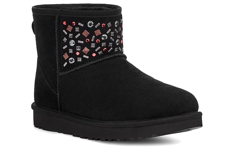 Ботинки зимние UGG Classic Mini Stud II Black Women's - изображение 3