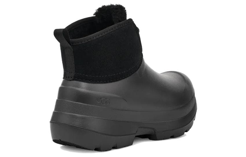 Сапоги UGG Женские ботильоны из кожи черного цвета - изображение 3