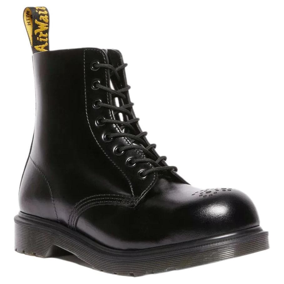 Ботинки Dr.Martens 1460 ANALINE Кожаные армейские ботинки унисекс черные - изображение 3