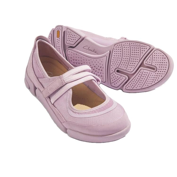 Clarks THREE Лепесток Обувь 2,0 Коллекция Туфли Мэри Джейн Женские Фиолетовые - изображение 4