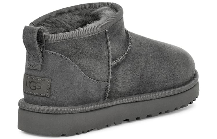 Ботинки зимние UGG Classic Ultra Mini Grey - изображение 4