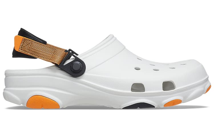 Сабо Crocs Classic Clog White Orange - изображение 2
