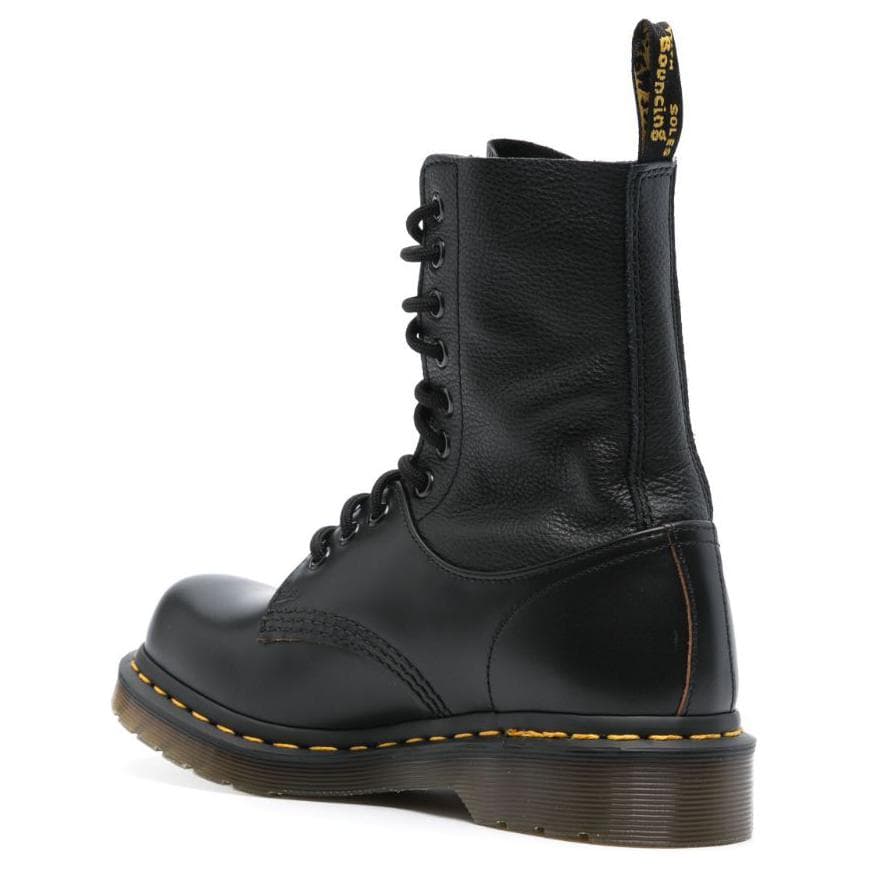 Сапоги MM6 Maison Margiela x Dr.Martens 1490 1461 Телячья кожа Ботильоны 4CM Унисекс Черный - изображение 4