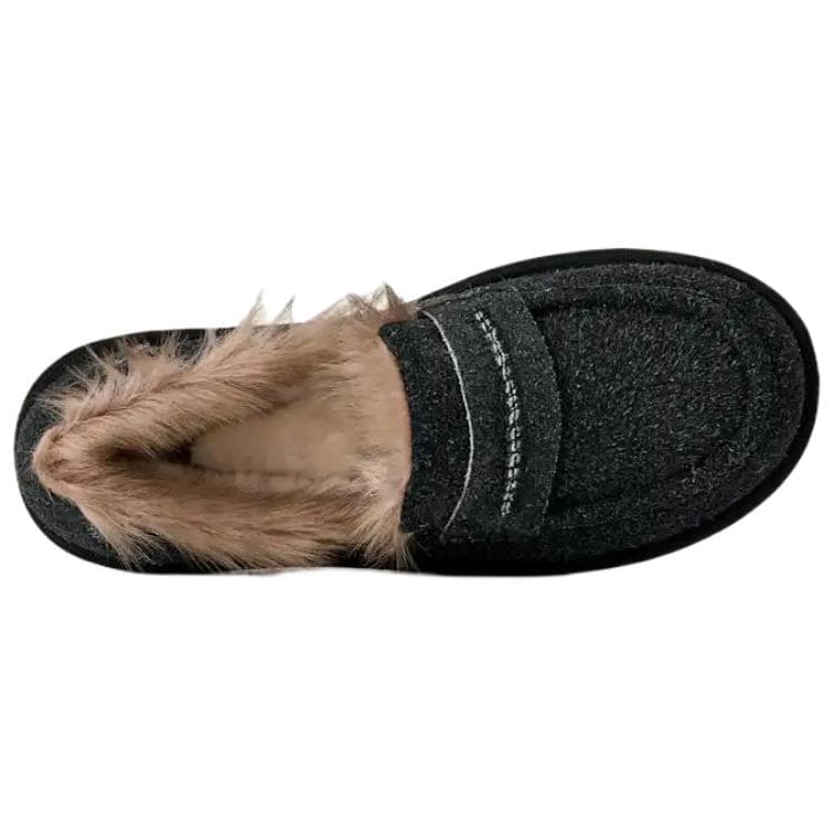 Лоферы UGG Ellis Artificial Suede Loafers Женские Черные - изображение 5