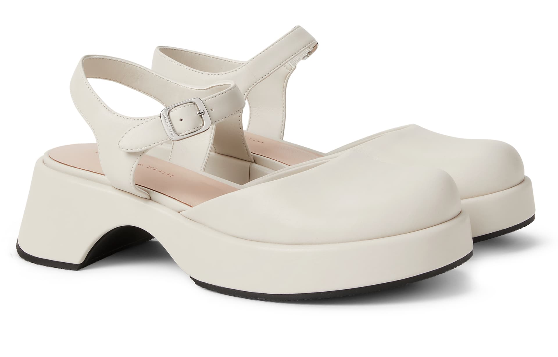 Шлёпанцы CHARLESKEITH ck PU 5.2cm BlackChalkBrown - изображение 2