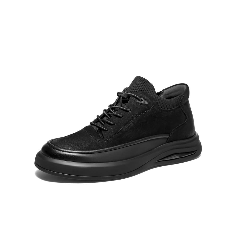 Кроссовки BELLE Slip-resistant Abrasion-resistant Low Top Casual Men's Black BELLE Противоскользящий Устойчивый к истиранию Низкий Топ Повседневный Мужской Черный - изображение 2