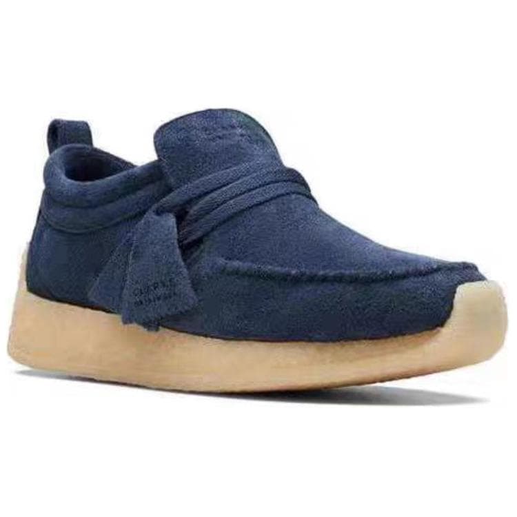 Ботинки Clarks Мужская повседневная обувь, низкий топ, синий, мужской - изображение 3