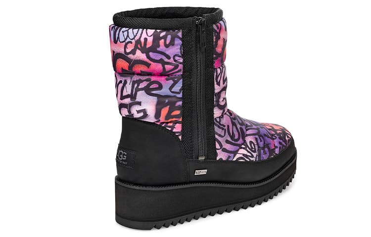 Ботинки зимние UGG Ridge Graffiti Pop Purple Black - изображение 4