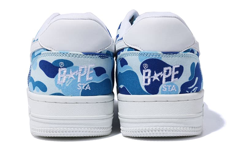Кроссовки A BATHING APE ABC Camo Bape Sta Low Blue - изображение 4