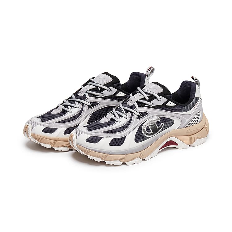 Кроссовки для бега Champion Support Low-Top Беговые кроссовки Мужской Junke Синий Волчий Серый - изображение 3