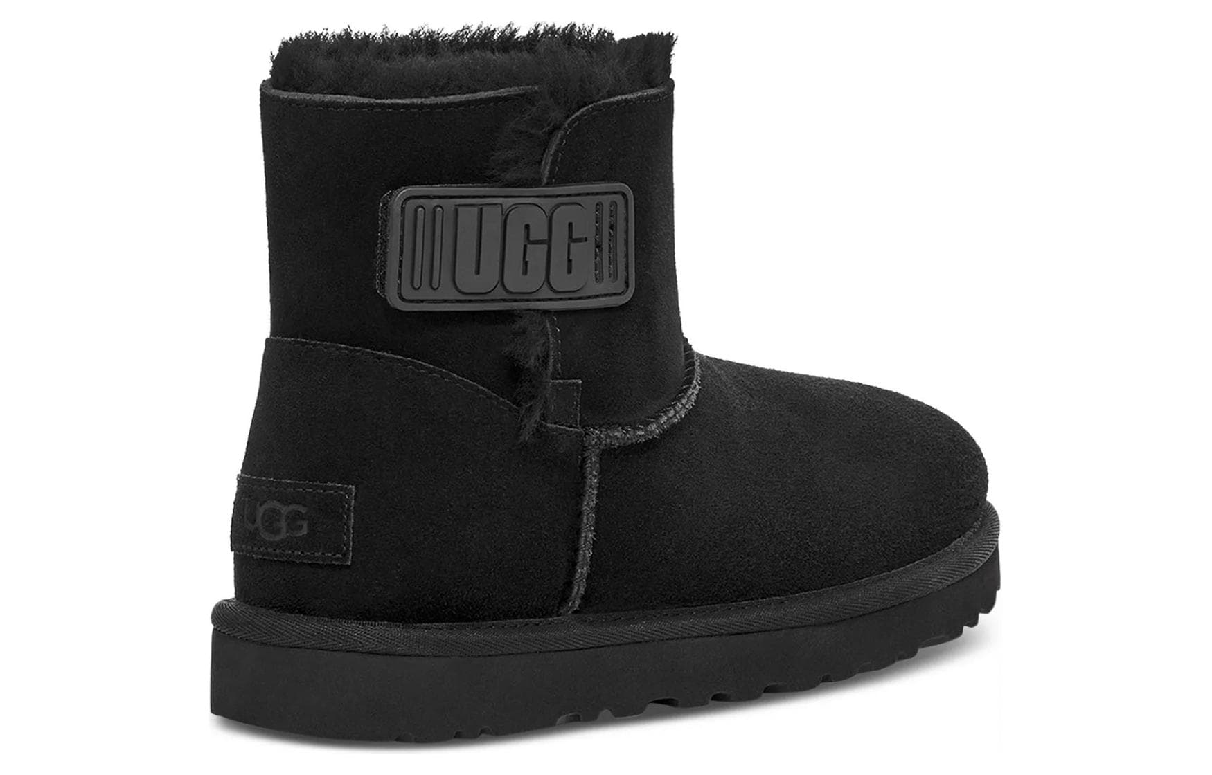 Ботинки зимние UGG Bailey Round Toe Short Boot Black - изображение 3
