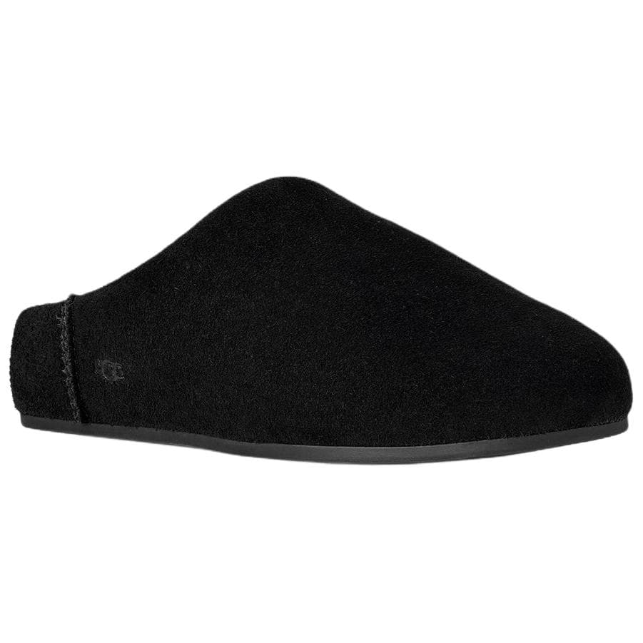 Сандалии UGG Elea Модные Удобные С флисовой подкладкой Мюли Резиновая подошва Домашние тапочки Женские Черные - изображение 3