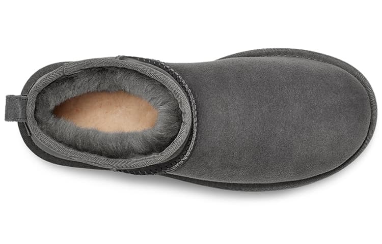 Ботинки зимние UGG Classic Ultra Mini Grey - изображение 5