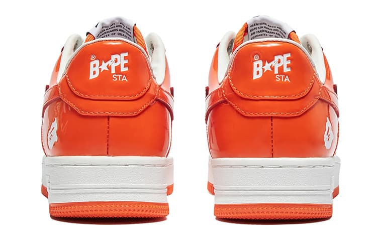 Кроссовки A BATHING APE STA White Orange - изображение 3