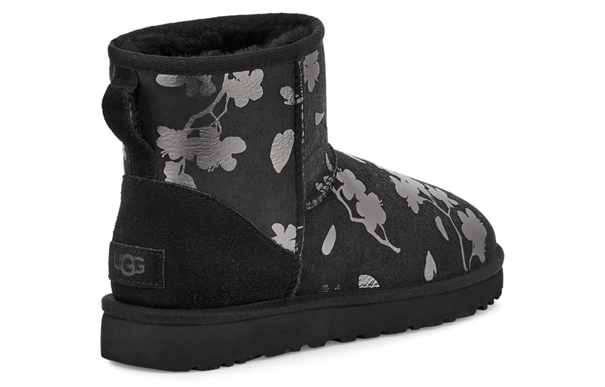 Ботинки зимние UGG Classic Mini Floral Foil - изображение 4