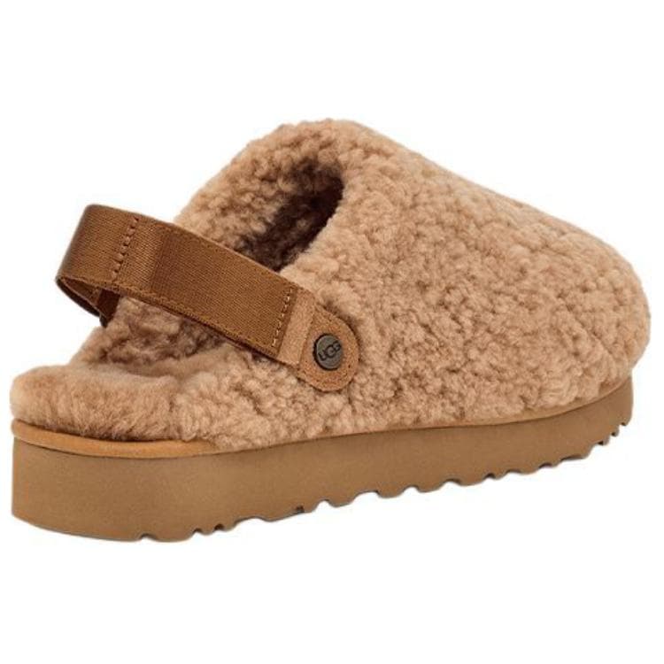 Сандалии UGG Модный Удобный С флисовой подкладкой мюли противоскользящие домашние тапочки для женщин коричневый - изображение 4