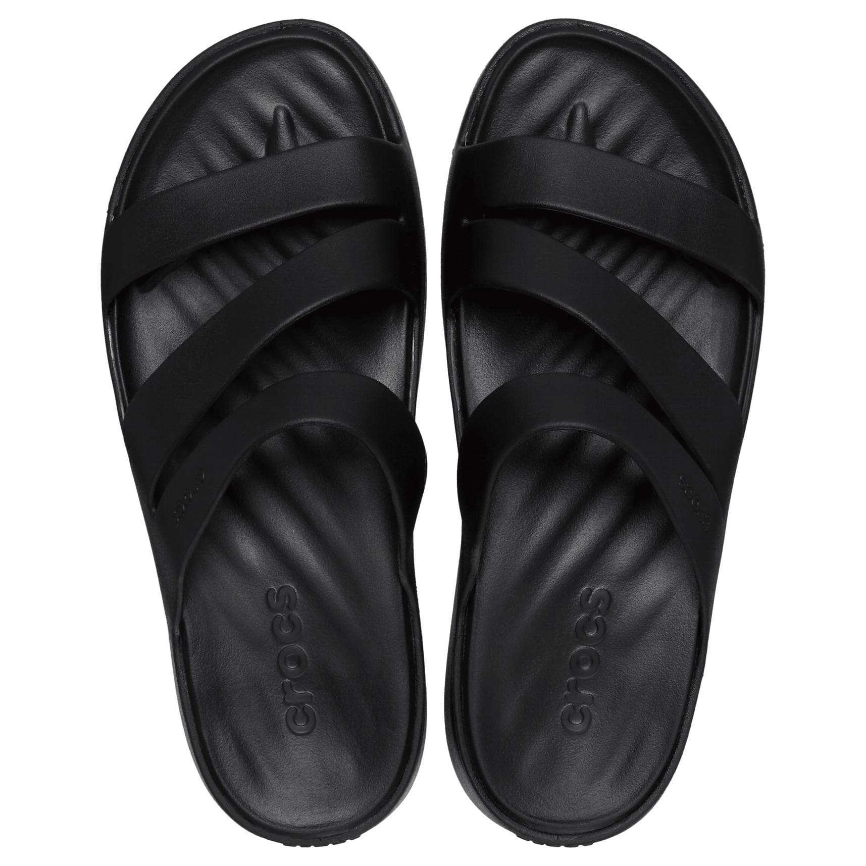 Сандалии Crocs Устойчивые к истиранию Шлепанцы Женские Черные - изображение 4