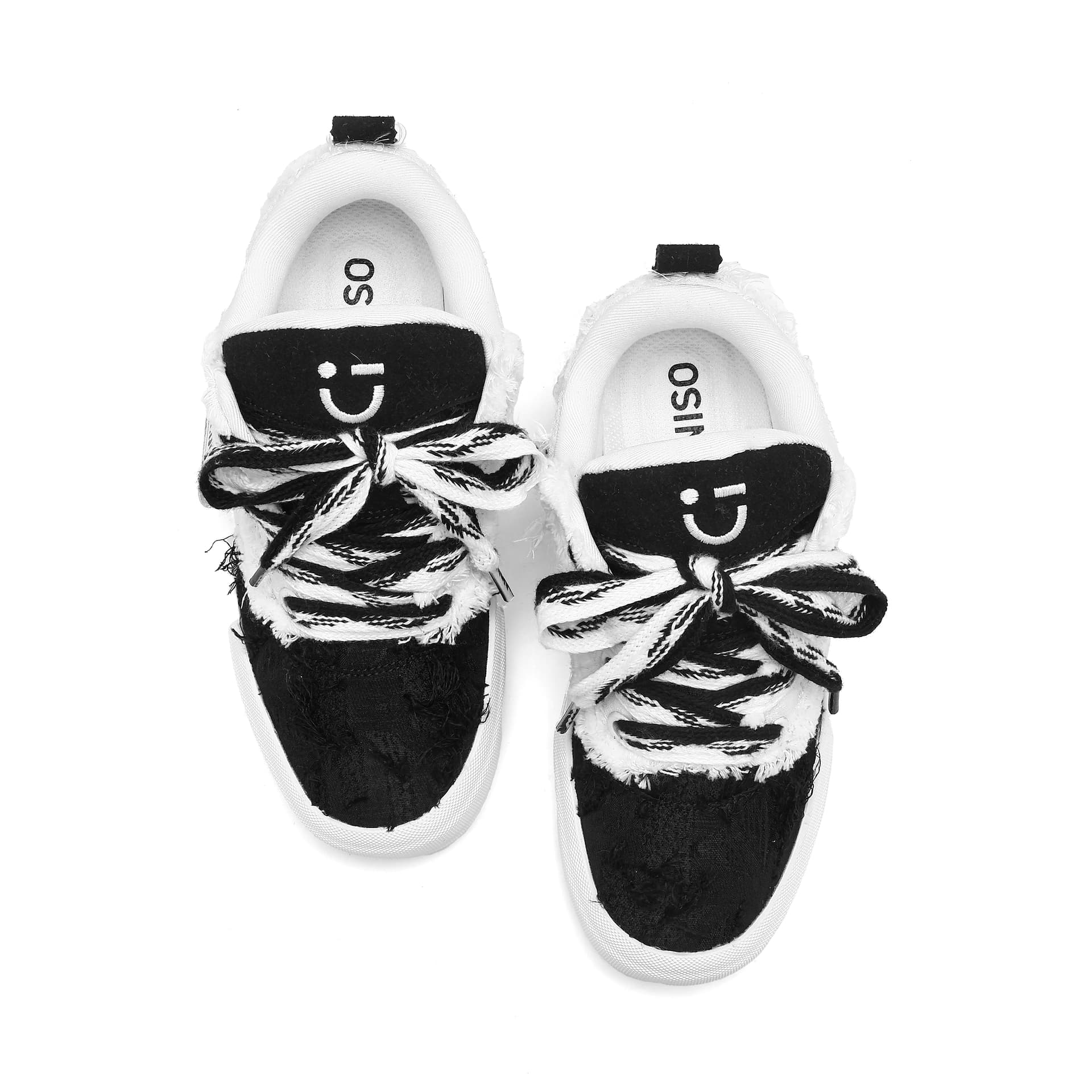 Кеды Miniso Low-Top Classic White Black Unisex Miniso Низкие кеды Классические Белый Черный Унисекс - изображение 3