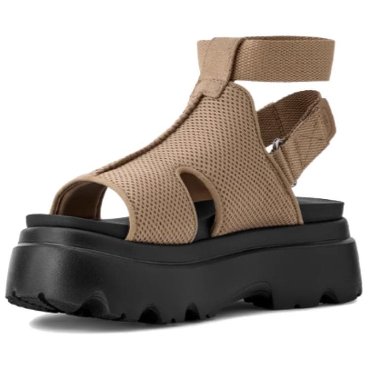 Шлёпанцы UGG Brisbane Ткань One Шнуровка Сандалии Женские Песочный - изображение 2