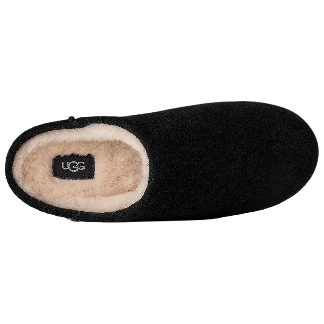 Сандалии UGG Elea Модные Удобные С флисовой подкладкой Мюли Резиновая подошва Домашние тапочки Женские Черные - изображение 5