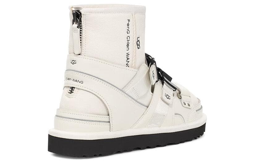 Ботинки зимние FENG CHEN WANG x UGG 2-in-1 Slippers Short Snow Boots White - изображение 3