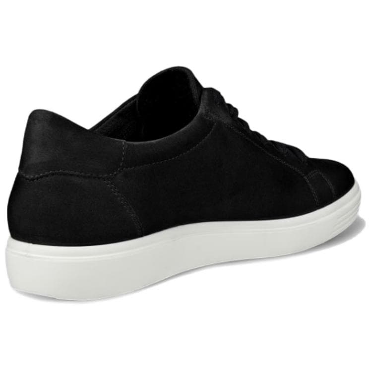 Кроссовки Ecco Classic кожаная обувь для скейтбординга с противоскользящим низким верхом женские черные - изображение 4