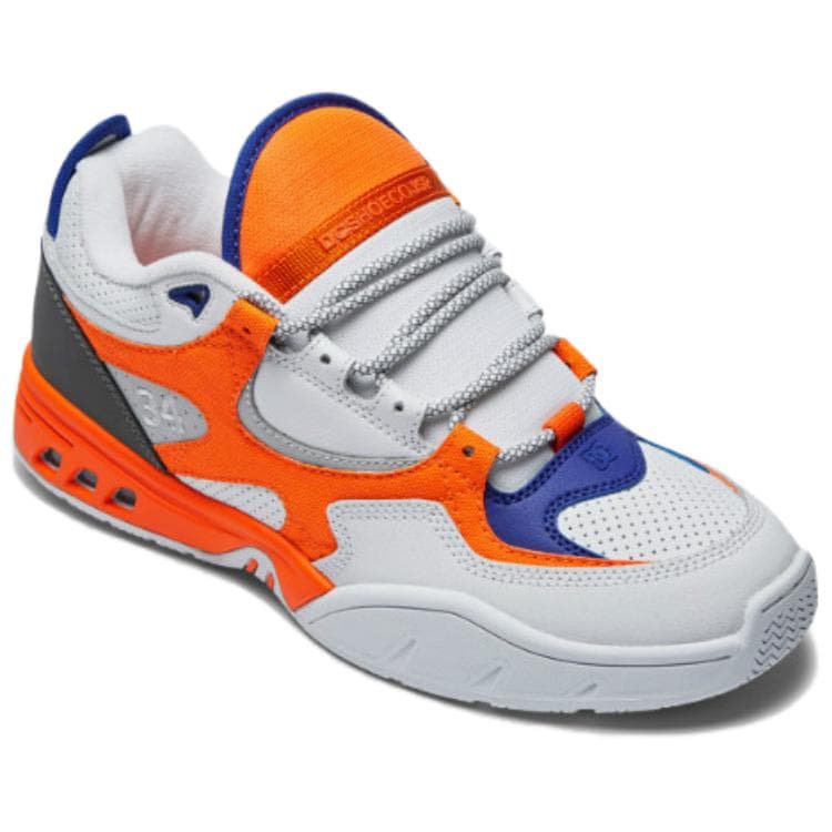 Кроссовки DCSHOES x JSP KALIS OG Лицевая коровья кожа Удобные минималистичные Лоу-топы Повседневные кроссовки Мужские Серо-оранжевый - изображение 2