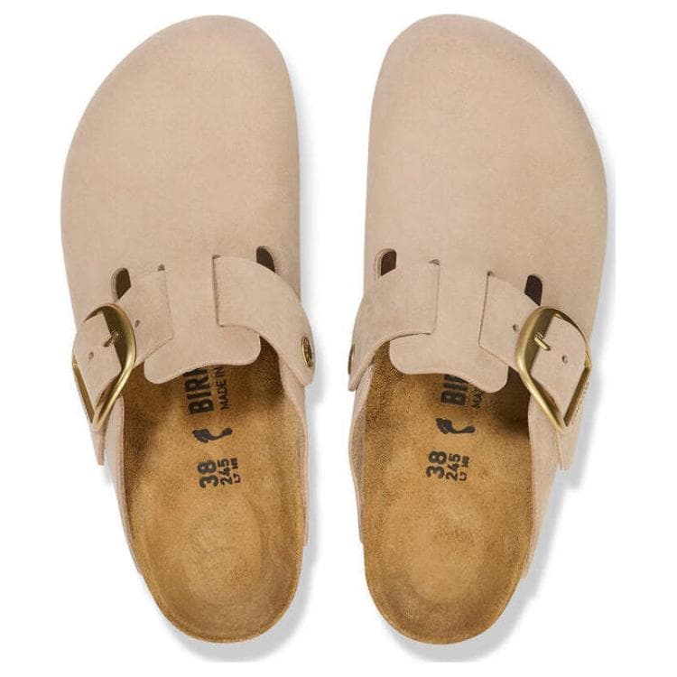 Сандалии Birkenstock Минималистичный Элегантный Можно носить снаружи Дышащий Тапочки с закрытым носом Женский Песочный Узкая версия - изображение 4