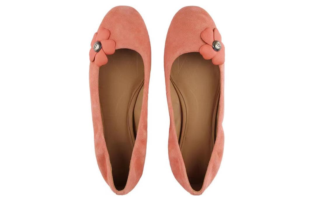 Тапочки UGG Artificial Suede Casual Shoes Women's Light Pink UGG Искусственная замша Повседневная обувь Женская Светло-розовая - изображение 3