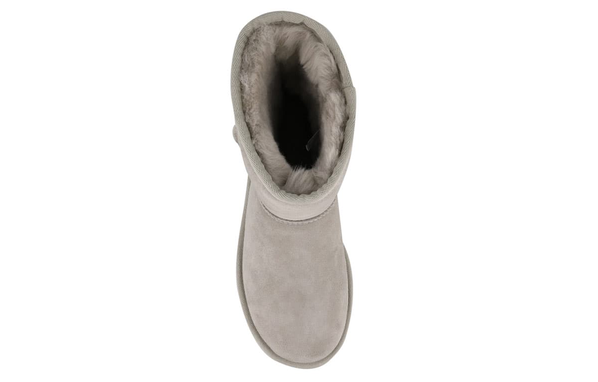 Ботинки зимние UGG Classic Short II Gray White - изображение 4