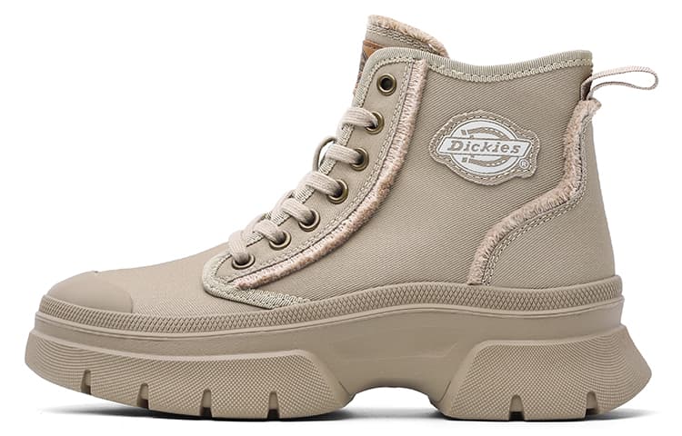 Кеды Dickies противоскользящие высокие кеды женские хаки - изображение 1