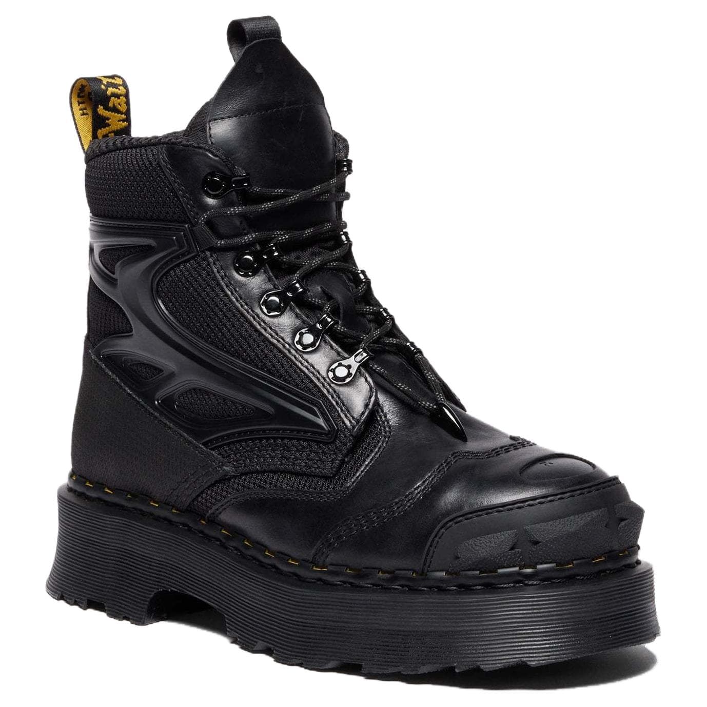 Ботинки Dr.Martens 14XX EXOSHIELD XX01 Кожа Лаконичная Мода Короткие Армейские Ботинки Унисекс Черные - изображение 2