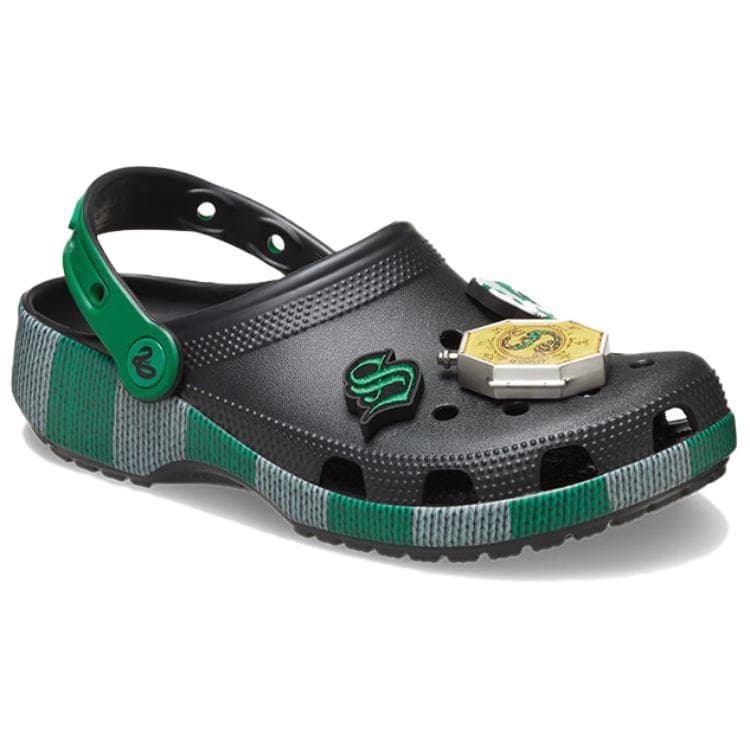 Сабо Crocs ЭВА Sabo Rubber Unisex Черный Зеленый - изображение 3
