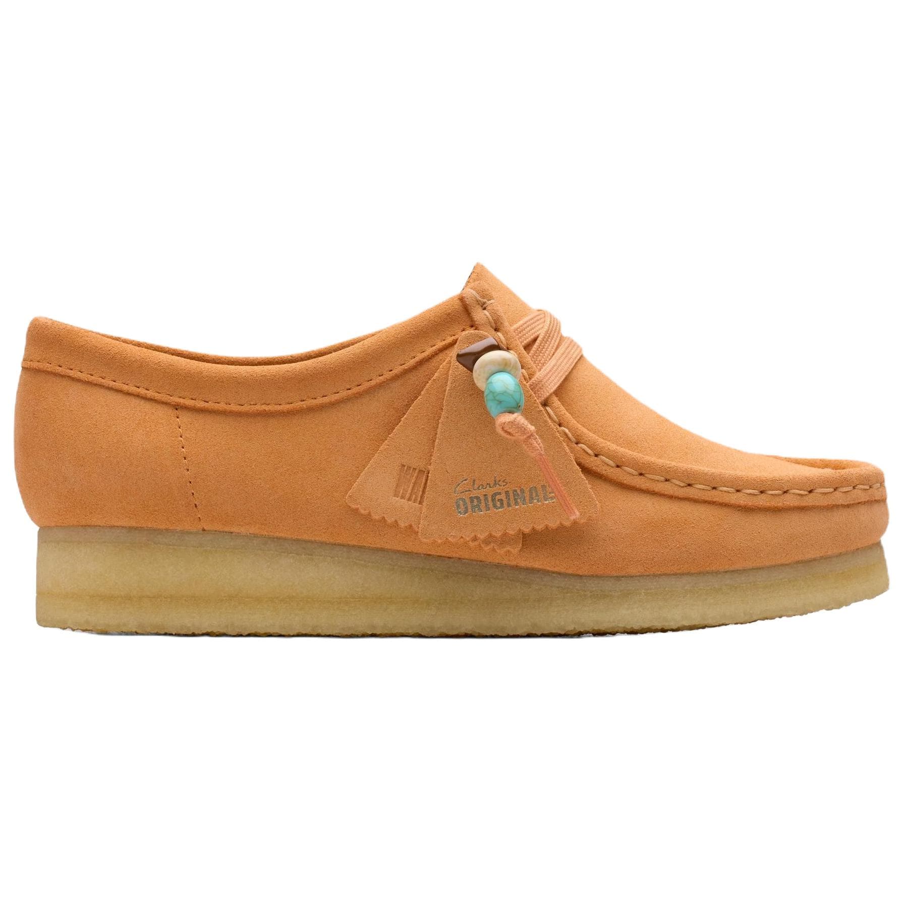 Тапочки Clarks Wallabee Повседневная обувь Женская Оранжевая - изображение 2