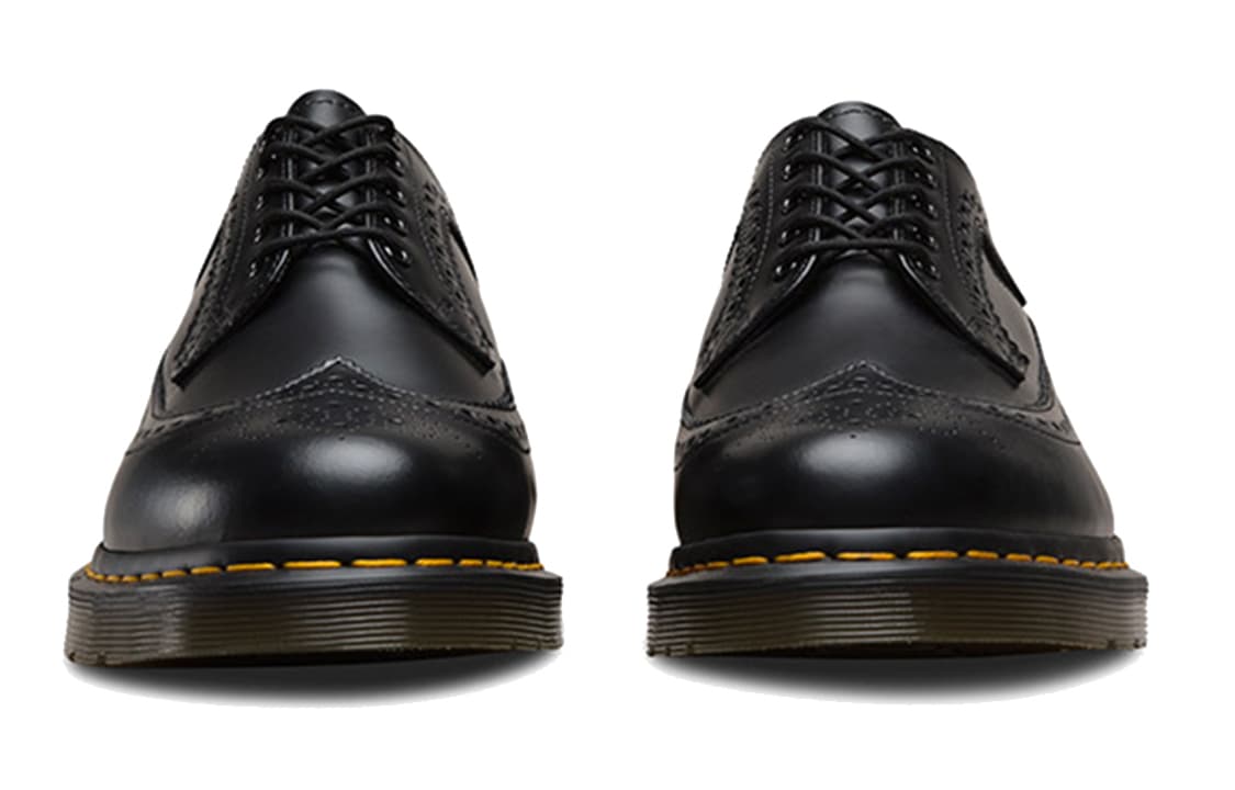 Кроссовки Dr. Martens Brogue 5-Eye Black - изображение 3