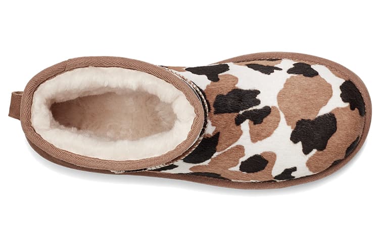 Ботинки зимние UGG Classic Mini Cow Print - изображение 4