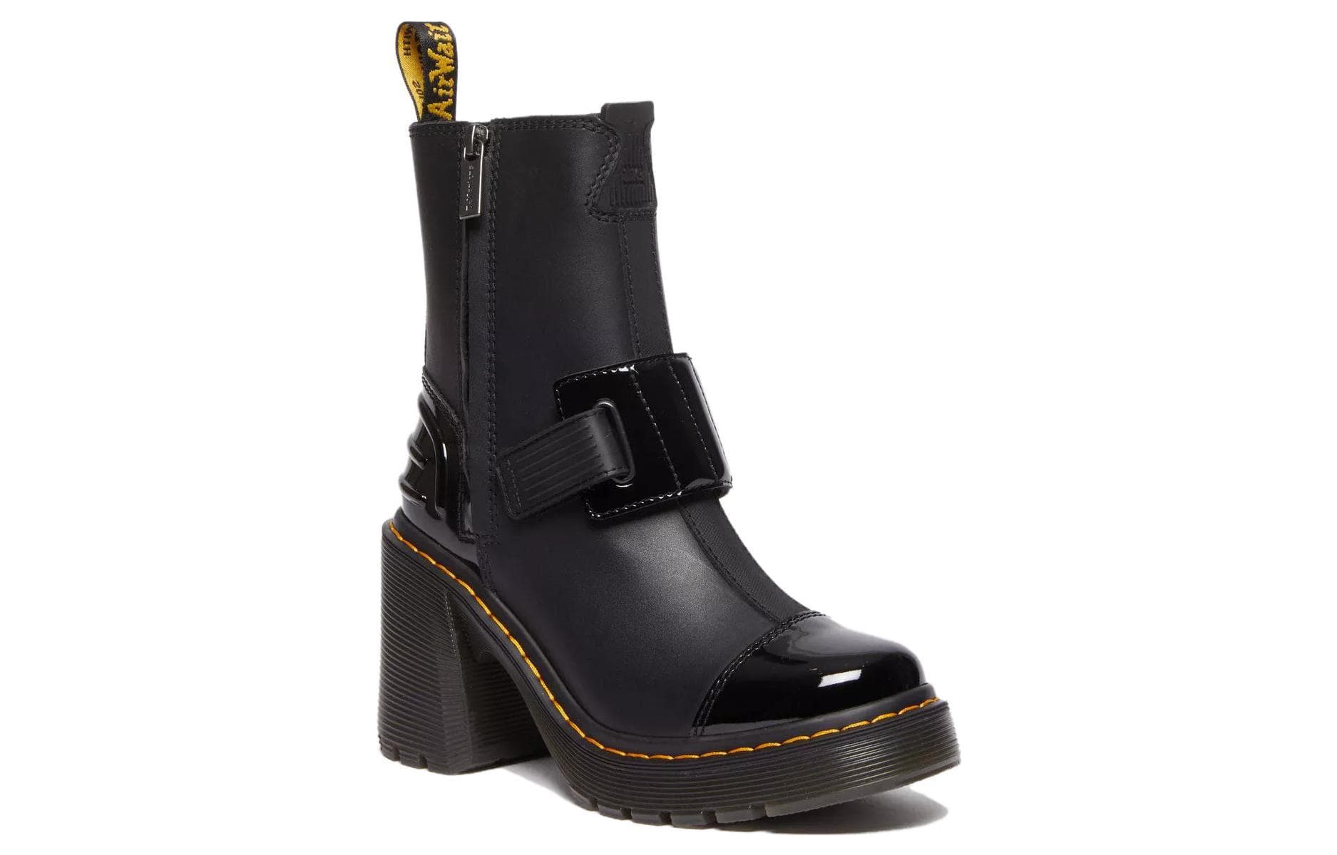 Сапоги Dr.Martens Женские ботильоны из кожи черного цвета - изображение 2