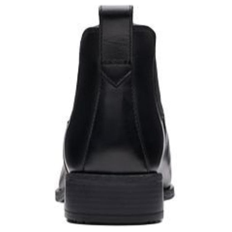 Ботинки челси Clarks Коровья кожа Короткий Челси Женские Черный - изображение 5