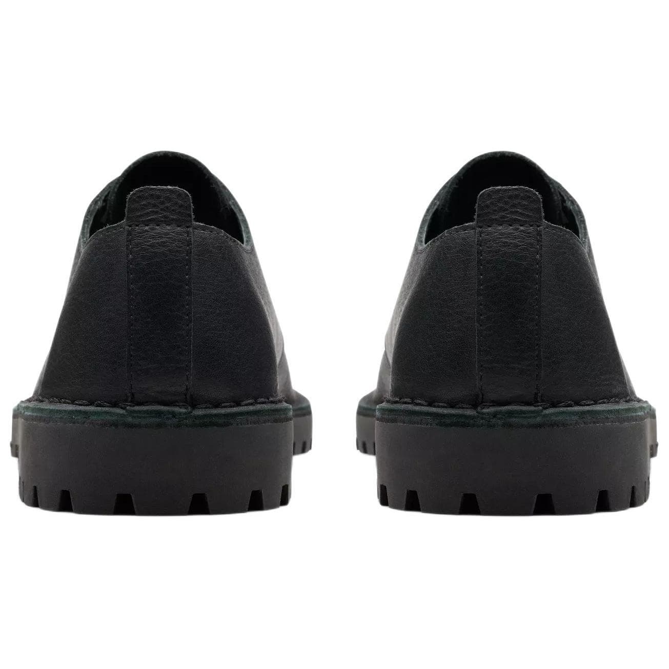 Ботинки Clarks Кожа Повседневная Обувь Мужская Черная - изображение 5