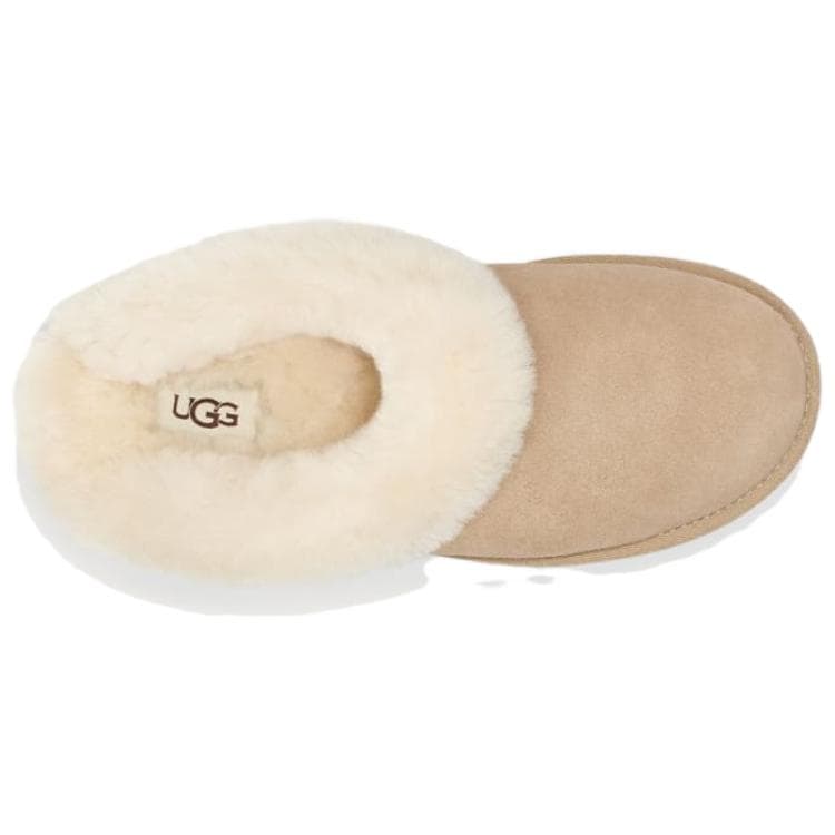 Сандалии UGG ЭВА противоскользящие домашние тапочки женские бежевые - изображение 5