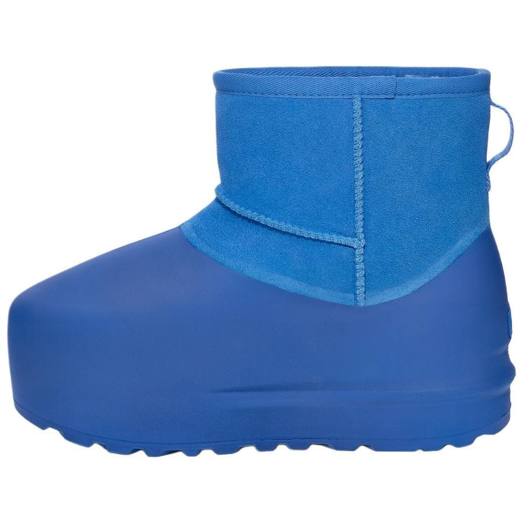 Ботинки зимние UGG CLASSIC MINI Корова Спилок С флисовой подкладкой Мода Универсальная Короткие Снеботуфли Унисекс Синий - изображение 1
