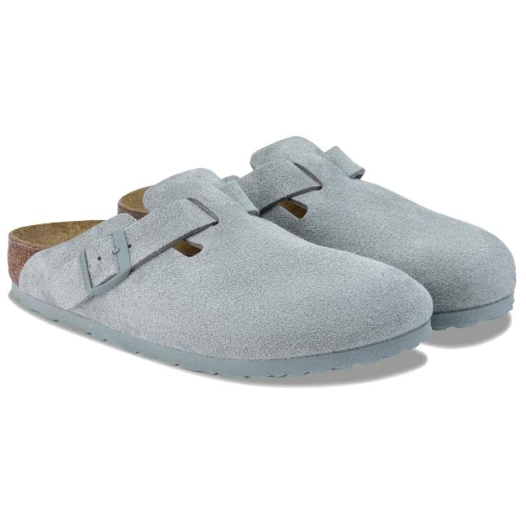 Сандалии Birkenstock x Boston Универсальные классические сланцы ЭВА Унисекс Серый Регулярный (широкая версия) - изображение 4