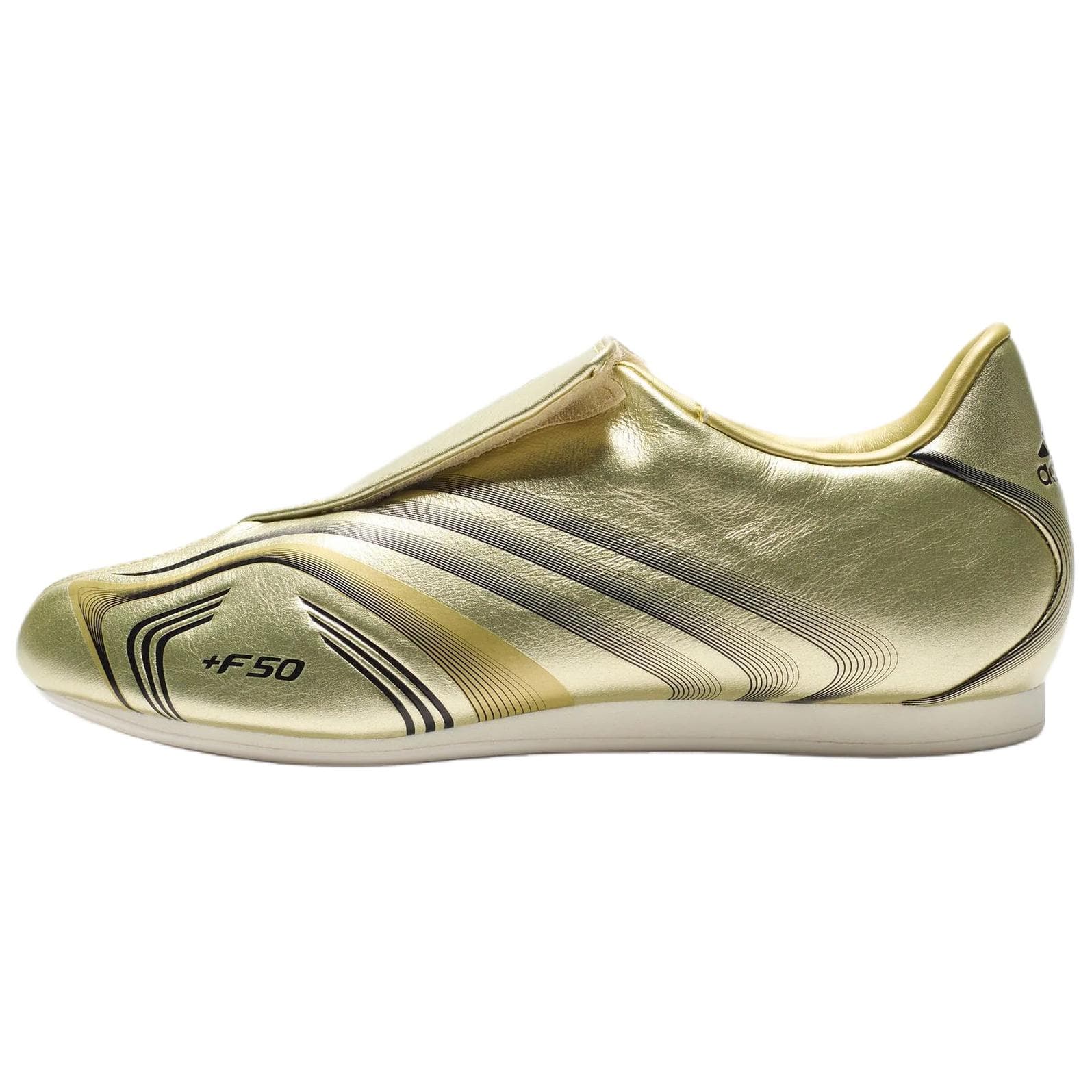 Кроссовки Adidas F50 Collection Обувь для тхэквондо Женская Золотая - изображение 1